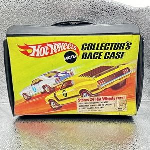 Vintage‎ 1969 Hot Wheels 4976 Redline Era 24 Car Collectors Race Case 1 Tray
